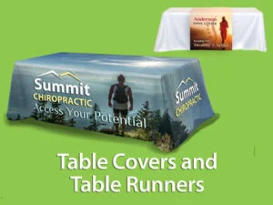 Table Covers and Table Runners - Chiropractic Design