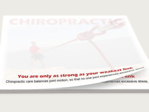 Chiropractic Sticky Pads - for Chiropractic Offices - Weakest Link - Large