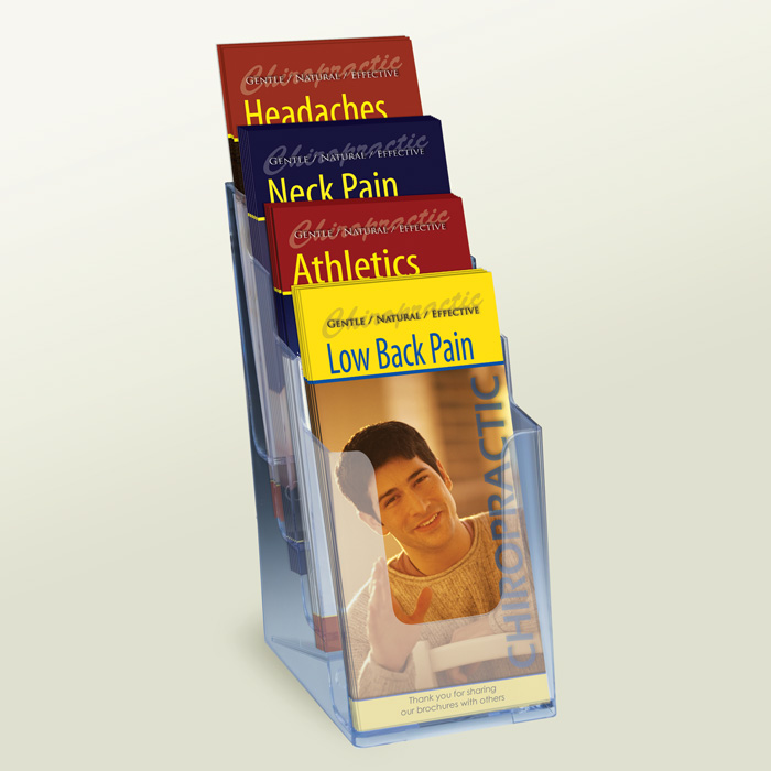 Chiropractic Brochure Holder with Brochures