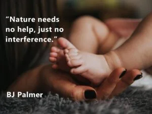 Chiropractic-Quotes-22flat -Nature needs no help, just no interference. BJ Palmer