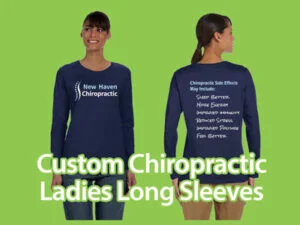 Ladies Chiropractic Long Sleeve Shirts