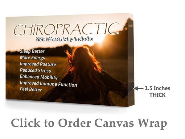 Chiropractic Quote32 Chiropractic Side Effects include Sleep better more energy better posture reduced stress feel better