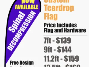 Teardrop Flag - For Chiropractors